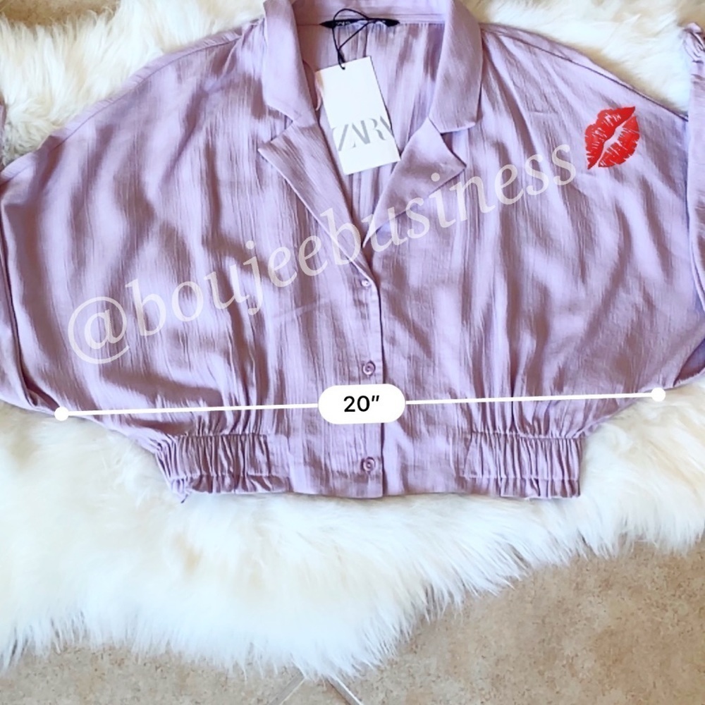 ZARA Flowy Lounge Short Set - Picture 11 of 12